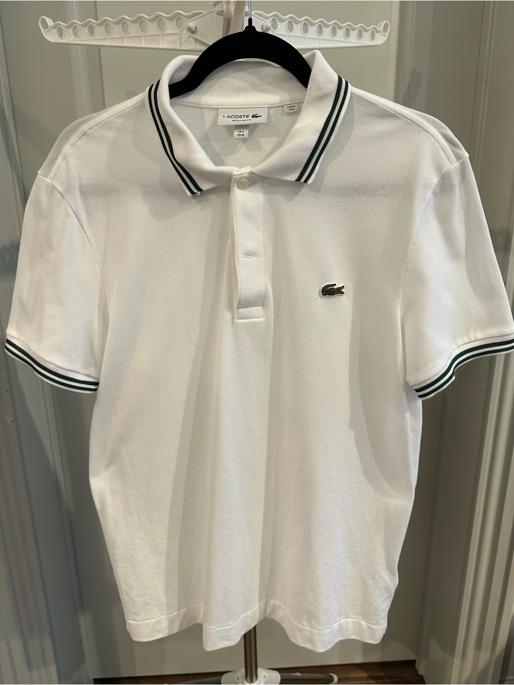 Men's Regular Fit Trim Accent L.12.12 Polo (medium)